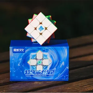 Cuberspeed MoYu Super WeiLong 3x3 V2 (20 Magnet Ball Core   MagLev   UV) 3x3 Flagship Speed Cube UV Coated Stickerless Speed Cube Puzzle