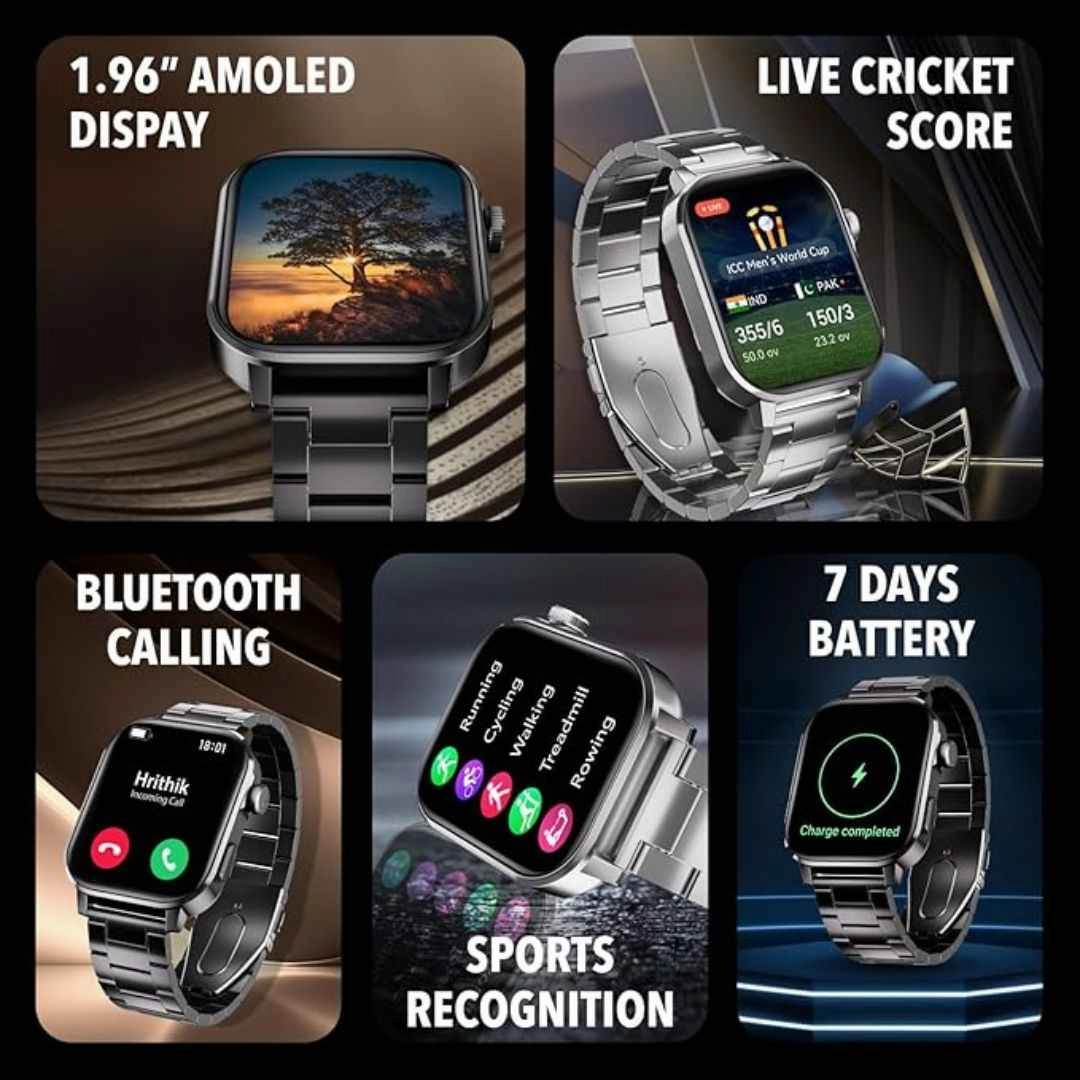 Cultsport Ace X 1.96" AMOLED Smartwatch