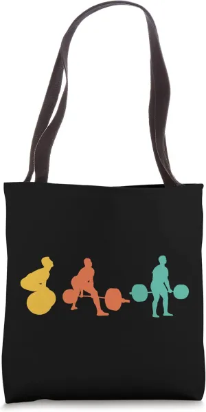 Deadlift Powerlifting Weightlifting Compound Exercises Tote Bag