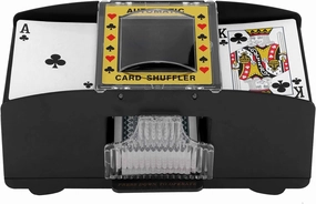 DEECOZY Automatic Card Shuffler,Outdoor Recreation Battery Operated Automatic Card Shuffler, 2 Electronic Mixing Cards Playing Tool Durable Lightweight