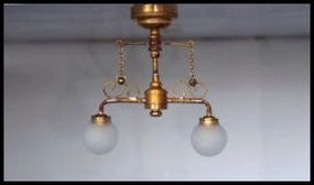 Delancey Street Cafe Dollhouse LED Lamp (C37)