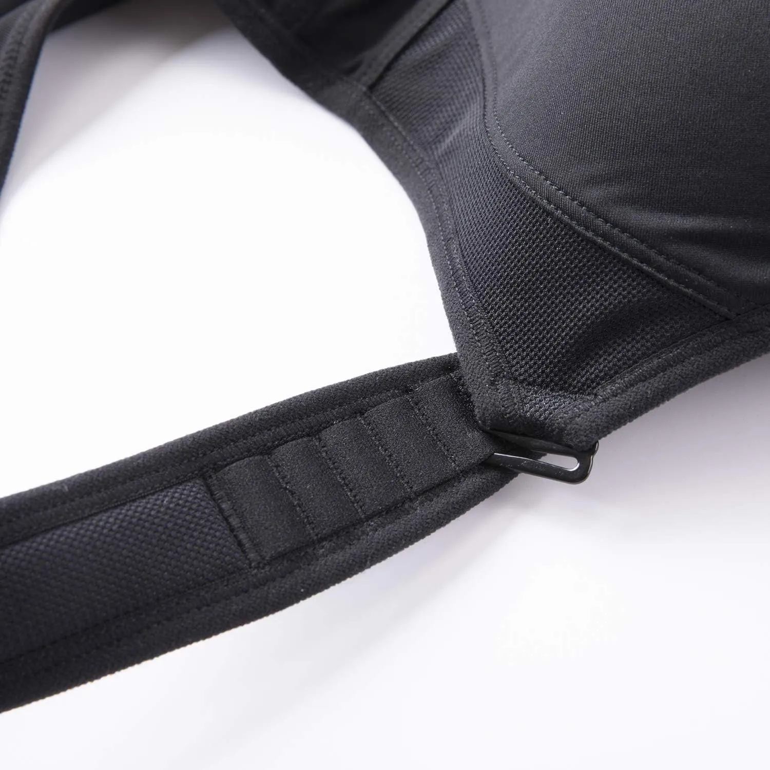 DELIMIRA Women's High Impact Sports Bra Front Adjustable Straps Underwire Plus Size Bra Full Figure