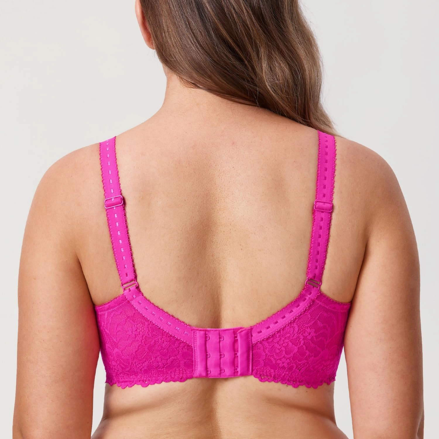 DELIMIRA Women's Plus Size Minimizer Bras Full Coverage Lace Unlined Underwire Bra B-K Cups