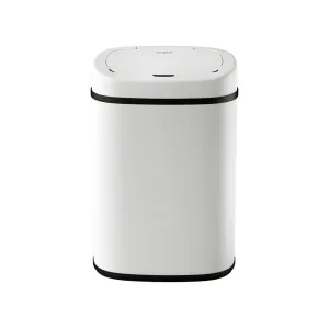 Devanti 82L Motion Sensor Bin Rubbish Automatic White