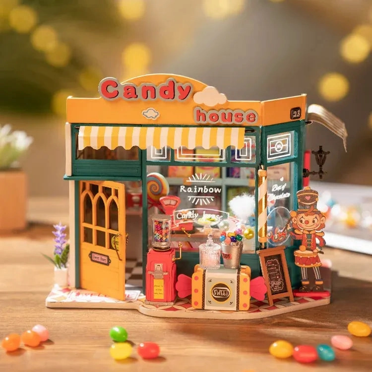 DG158 Rolife Rainbow Candy House DIY Miniature House