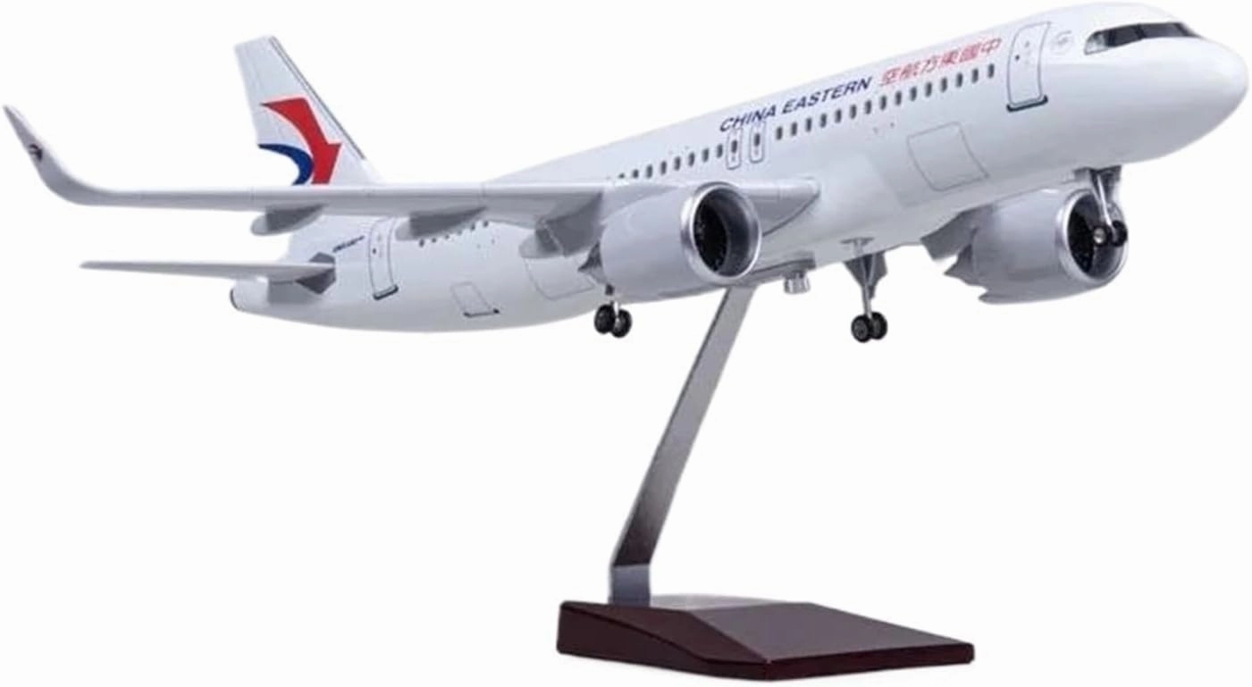 Die-cast Aircraft for A320 Neo China Eastern Airlines Collection Display Gift Resin Aircraft Static Model 47 Cm Miniatures Set(No Light)