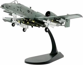 Diecast Plane Model 1：100 for A10C Aircraft Model Warthog Fighter Aircraft Model for Military Enthusiasts Collectors