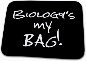 Dish Drying Mat - Biology is my Bag. Biologist teacher researcher science student text Its My Bag
