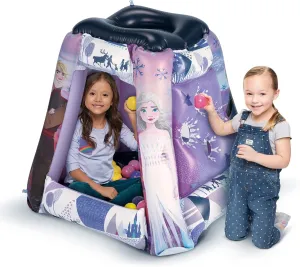 Disney Frozen Ball Pit 20 Balls - Toddler Jungle Gym Playhouse Inflatable for Girls Kids [Balls Included]