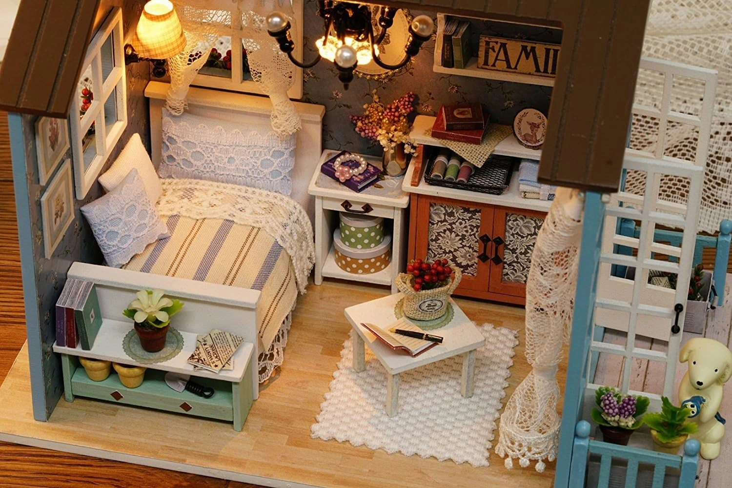 DIY Miniature Dollhouse Kit with Music Box Rylai 3D Puzzle Challenge for Adult Kids Z007