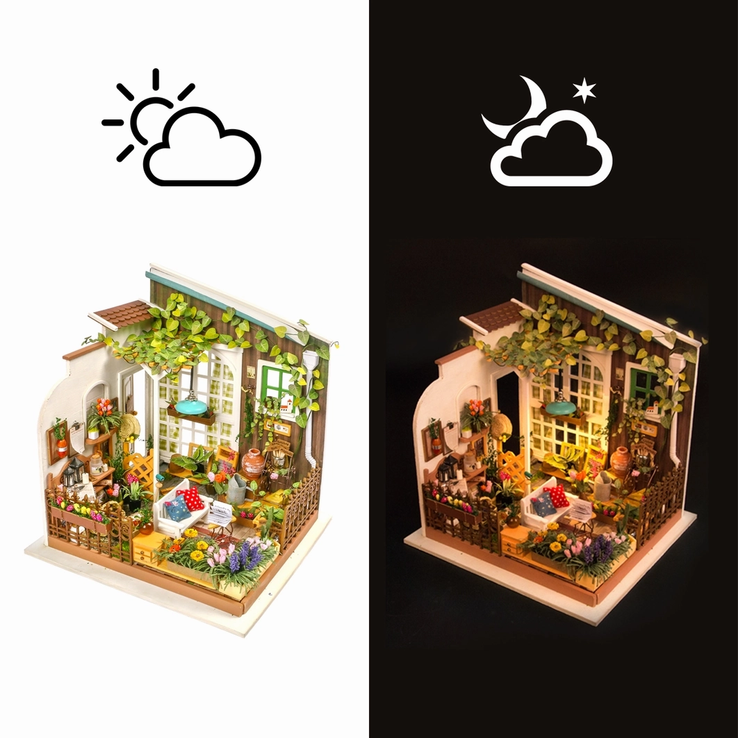 DIY Miniature House Kit: Miller's Garden