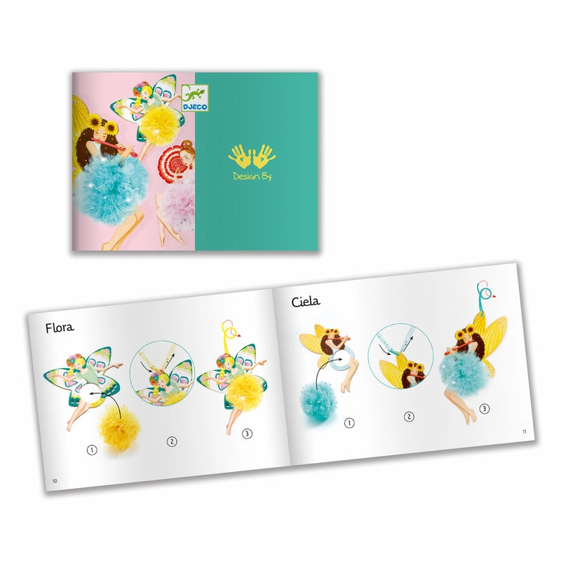 Djeco - Fairy Pompoms Kit