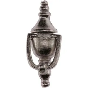 Dollhouse Miniature Traditional Satin Nickel Finish Door Knocker