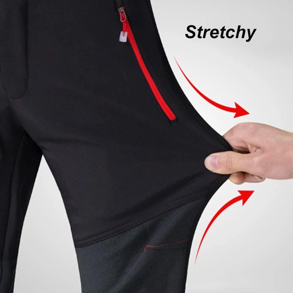 Donggu Outdoor Hiking Trousers for Men Lightweight Quick Dry Men's Fishing Pants with Zipper Pockets