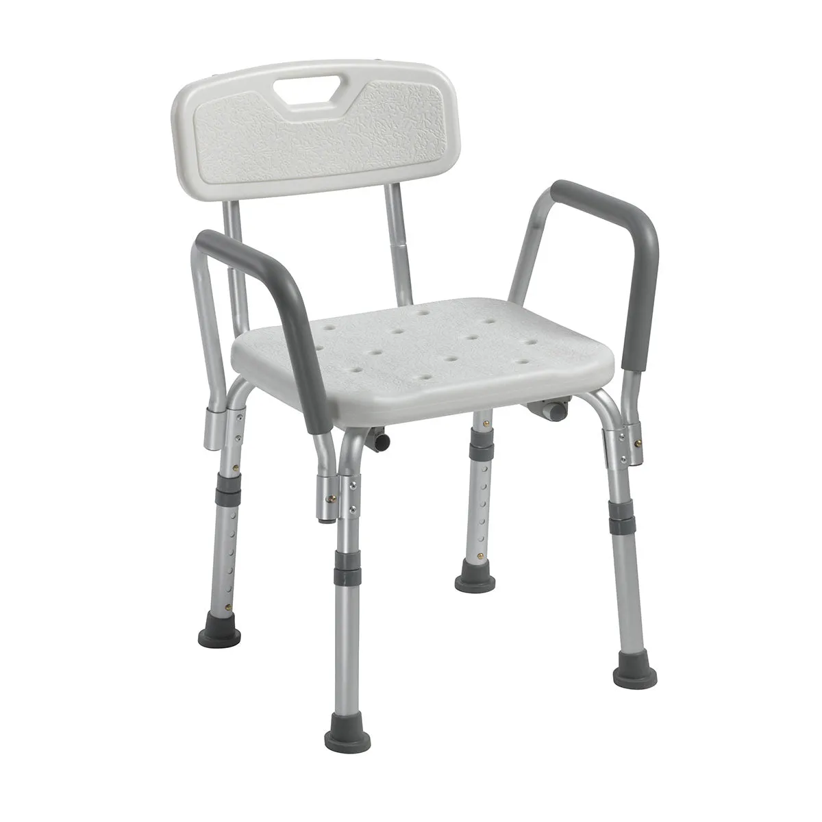 Drive 12445kd-1 , Knock Down Bath Bench With Back And Padded Arms