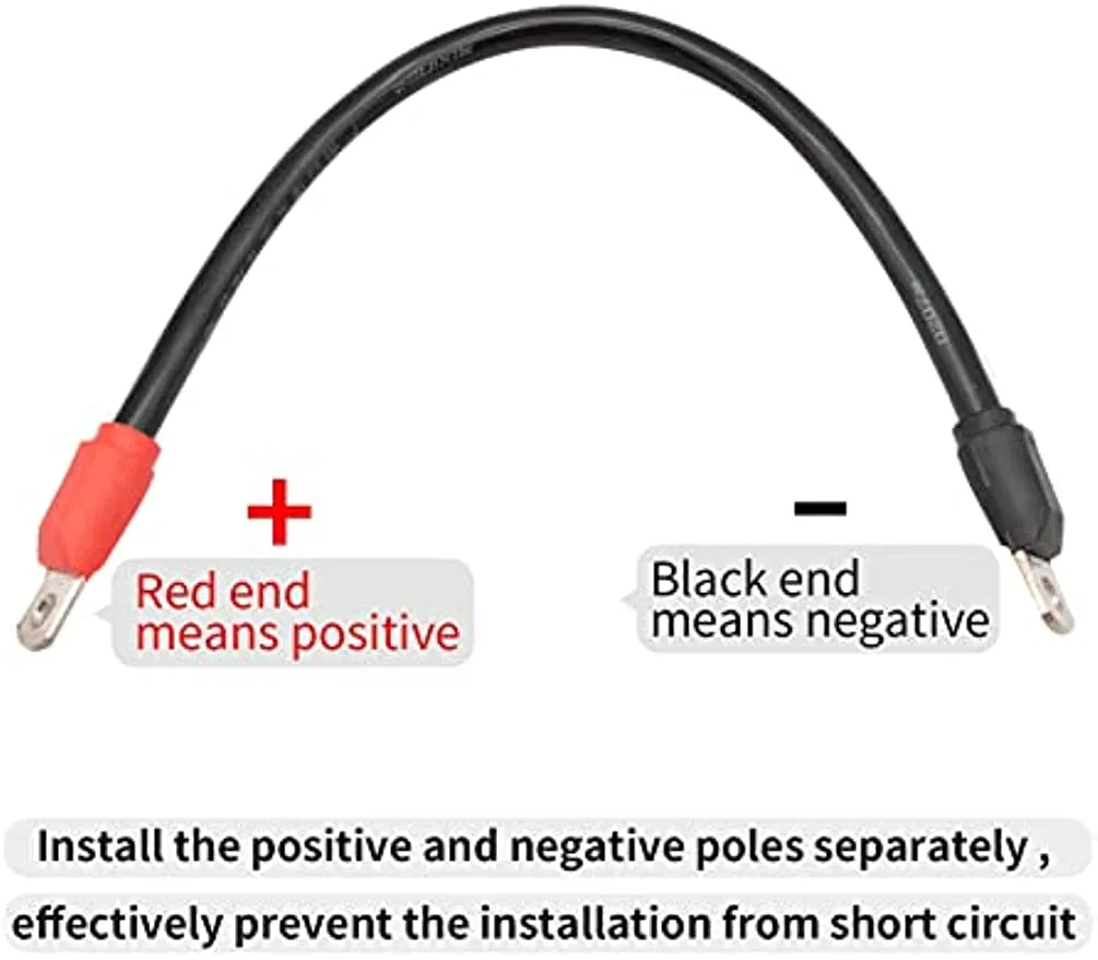 Drive-up Golf Cart Battery Cables Wiring Kit for EZGO RXV Models 2 Gauge Battery Wires