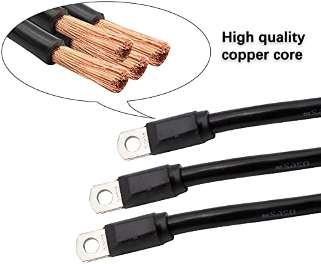 Drive-up Golf Cart Battery Cables Wiring Kit for EZGO RXV Models 2 Gauge Battery Wires