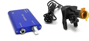 EAST BRAND 3W Plastic Clip LED Headlight Lamp with Filter for Binocular Loupe Blue Color