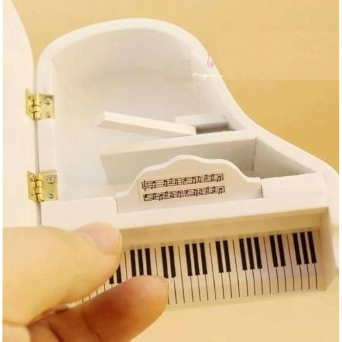 eatingbiting & #xff08; RDollhouse Miniature Doll Piano with Chair, 1:12 Dollhouse Miniature Furniture White Piano Chair Dollhouse Miniature 1:12 Scale Fairy Doll Home Scene Elegant, Vibrant Holiday Gift.