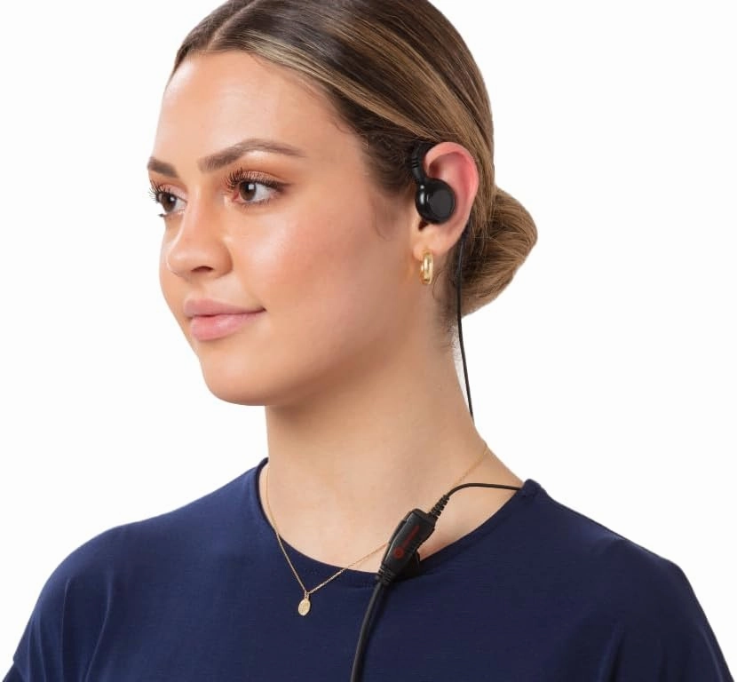 EH Swivel Earpiece with Microphone and PTT for Motorola Talkabout T100 T200 T260 T400 T460 T600 T800 Radios