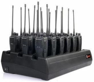 Eighteen Bay Rapid Desk Charger for Hytera (HYT) PD782V-1-RFB Rechargeable Two Way Radio