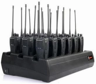Eighteen Bay Rapid Desk Charger for Kenwood TK-2212M Rechargeable Two Way Radio