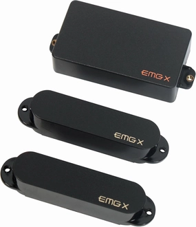 EMG SA/SA/89 Active HSS Pickup Set - Black