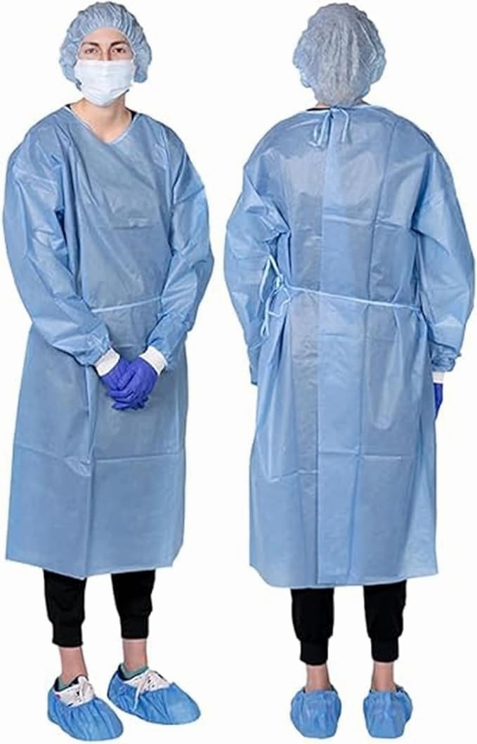 Employee PPE Kit with Eye Shield, Gloves, Gown, Face Mask & More – Personal Protective Equipment & Bodily Fluid Clean Up Kit