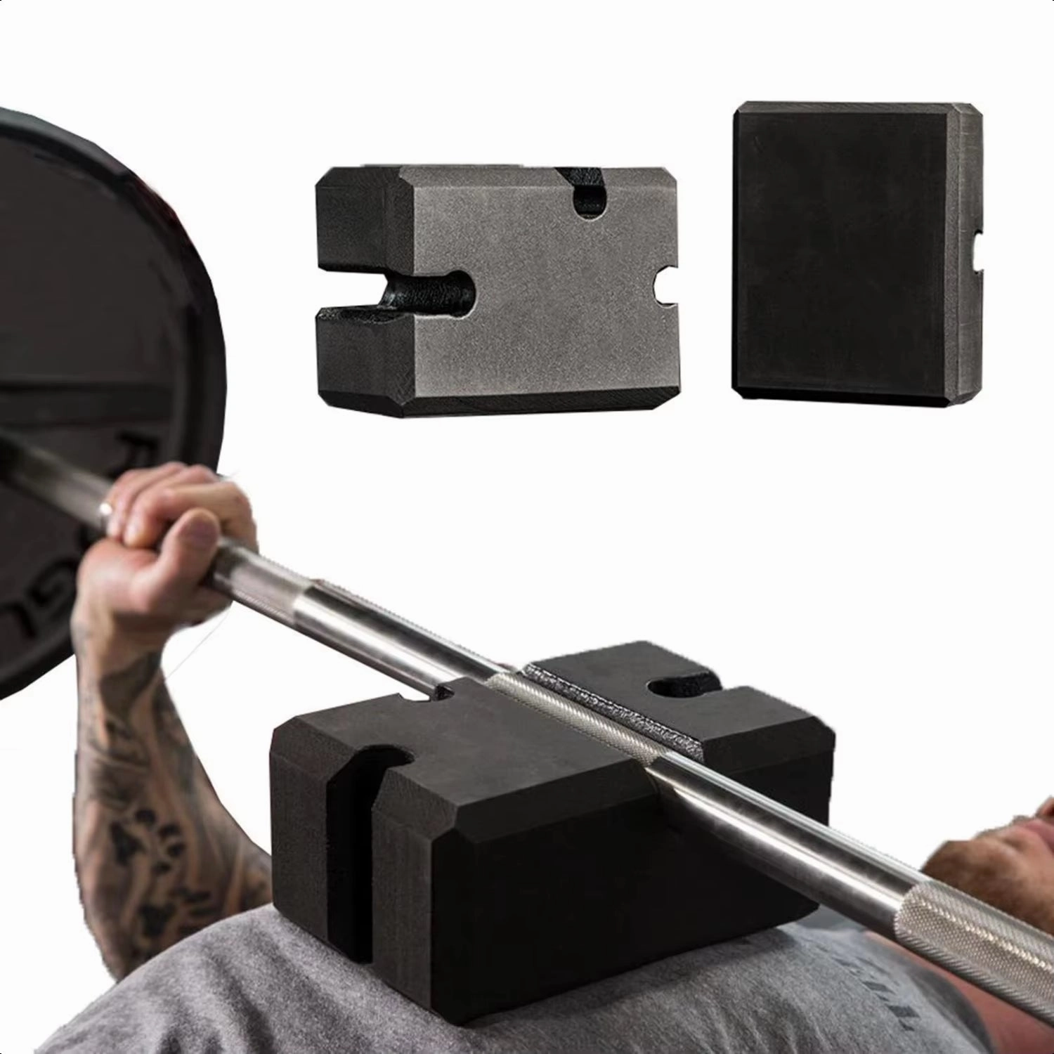 Enhanced Strength Foam Bench Press Block for Deep Squat Fitness Training - Barbell Weight Grip Board for Improved Performance An