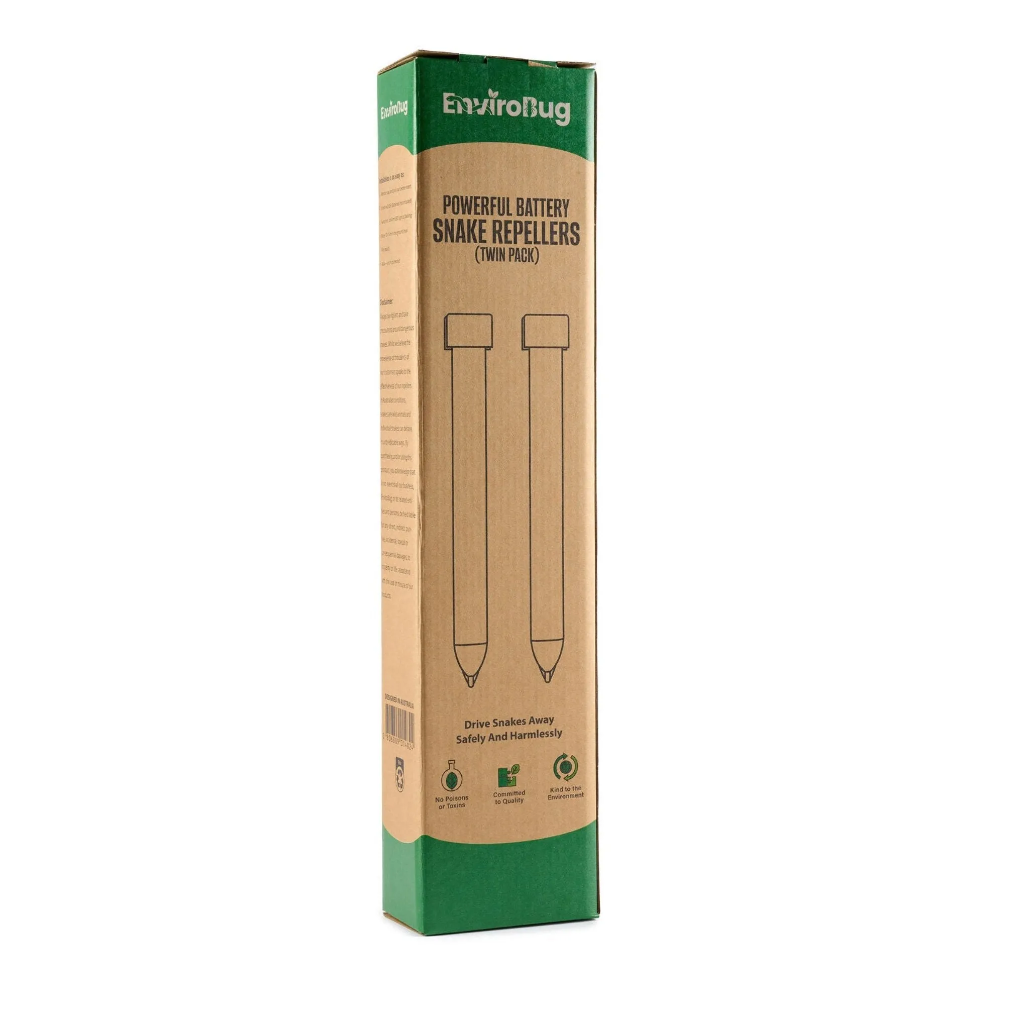 EnviroBug Powerful Battery Snake Repellers (8th Generation) [Preorder for 1st week of March]