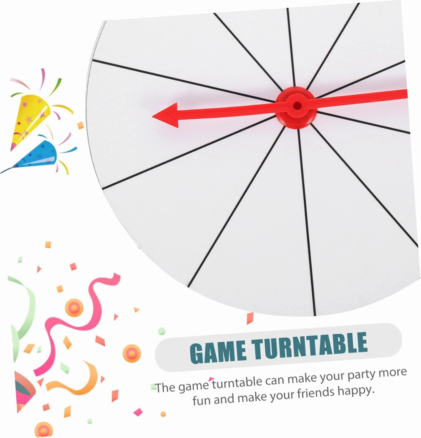 ERINGOGO 2 Sets Spinning Wheel for Boys and Girls Party Wheel of Fortune Game Lightweight and Rotatable
