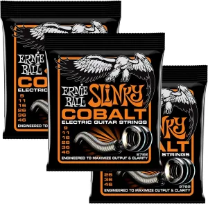 Ernie Ball Cobalt Hybrid Slinky 3-Pack