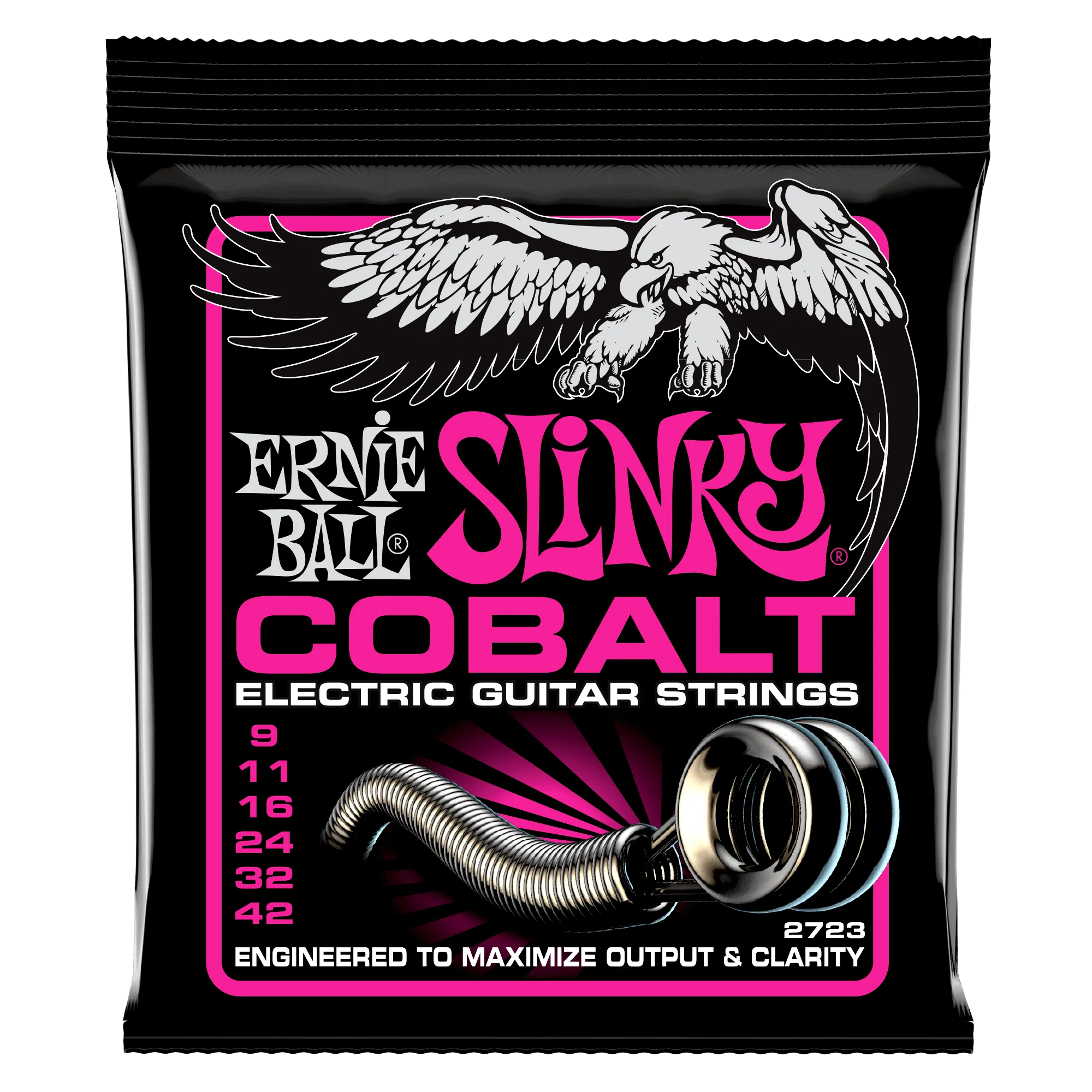 Ernie Ball Super Slinky Cobalt Electric Guitar Strings Set - 9-42