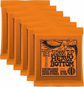 Ernie Ball 2215 Skinny Top Heavy Bottom (6-pack)