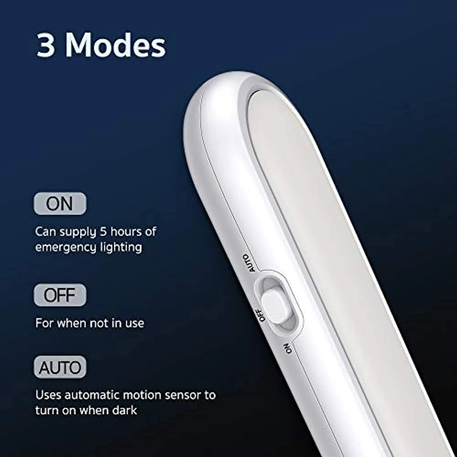 ESR7GEARS  Smart Closet Light, 20-LED Battery-Powered Under-Cabinet Light, 2 Modes and Built-in Magnet, Portable Motion Sensor Light for Closet, Kitchen, Stairs, Hallway, 2-Pack
