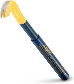 ESTWING Handy Claw Nail Puller - 10" Pry Bar with Forged Steel Construction & Vinyl Cushion Grip - HC-10