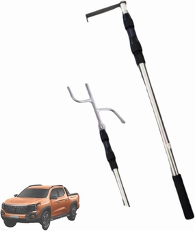 Exteriorm-U Truck Grabber, Exteriorm-U Truck Cargo Grabber, Telescoping Tool with Two Hooks (1.7m)