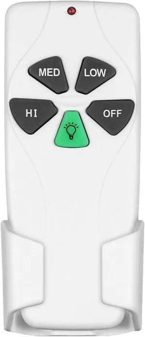 FAN53T Ceiling Fan Remote Control Replacement for Harbor Breeze, Allen Roth, Kichler, Litex, Hampton Bay Ceiling Fans, 3-Speed, Light Dimmer, 303.9MHz
