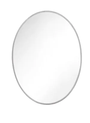 Feiss Lighting-Kit-36 Inch Oval Mirror-Satin Nickel Finish