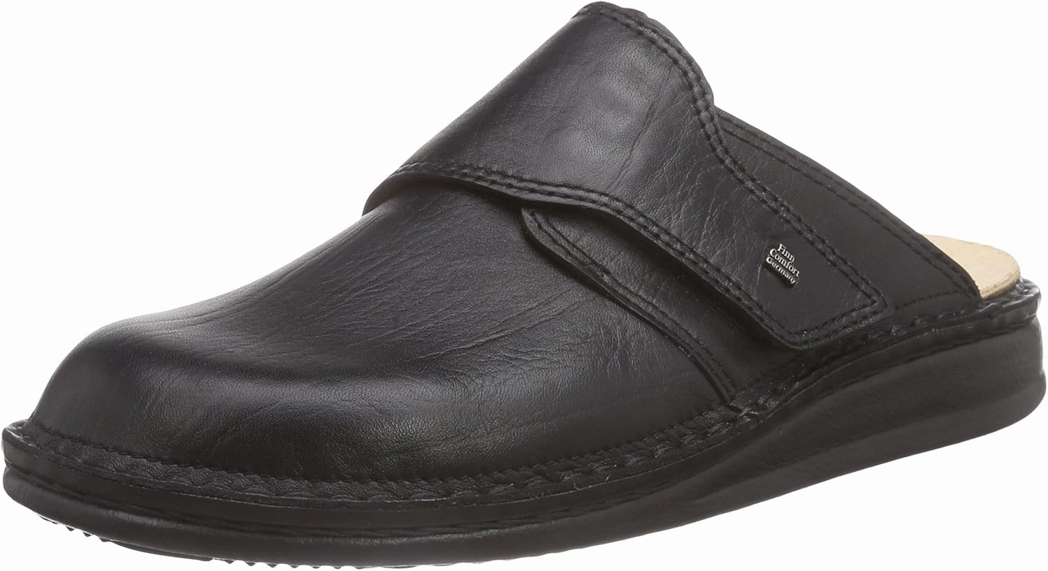 Finn Comfort Men's Clogs, Black, 8 Men