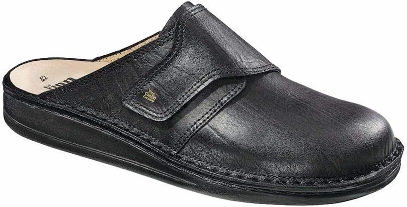 Finn Comfort Men's Clogs, Black, 8 Men