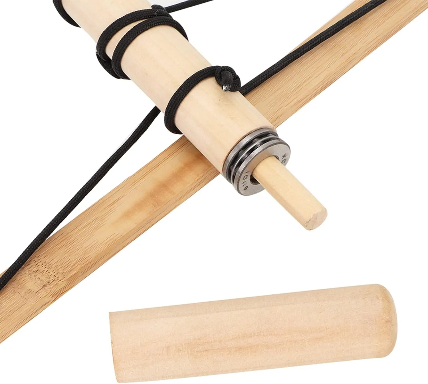 Fire Starter Survival Tool, Fire Starter with Lightweight Wood Bushcraft Gear for Outdoor Camping