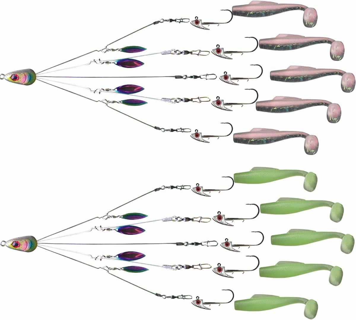 Fishing Rig Kit, 3-amr or 5-amr Alabama Rigs