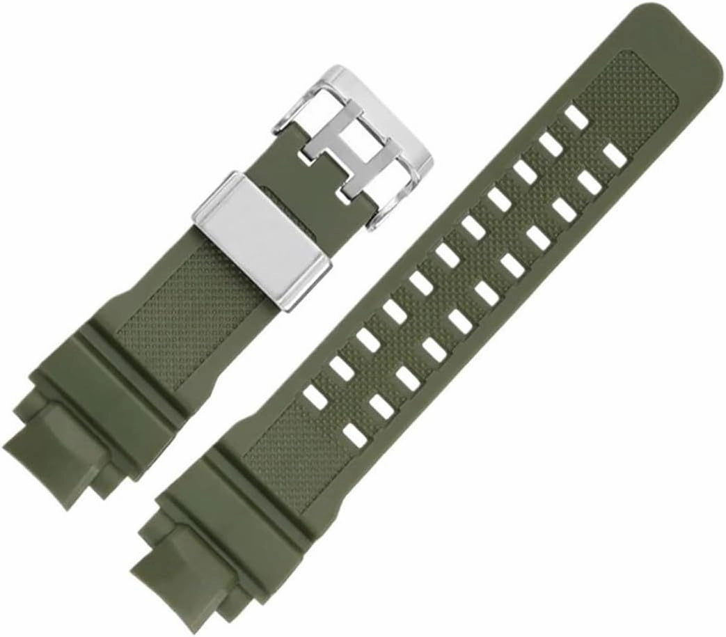 Fit for Casio GW-A1000 GW-A1100 G-1400 GW-4000 GA-1000 GA-1100 Men Waterproof Sports Silicone Rubber Watch Strap