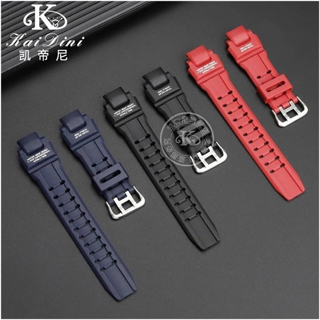 Fit for Casio GW-A1000 GW-A1100 G-1400 GW-4000 GA-1000 GA-1100 Men Waterproof Sports Silicone Rubber Watch Strap
