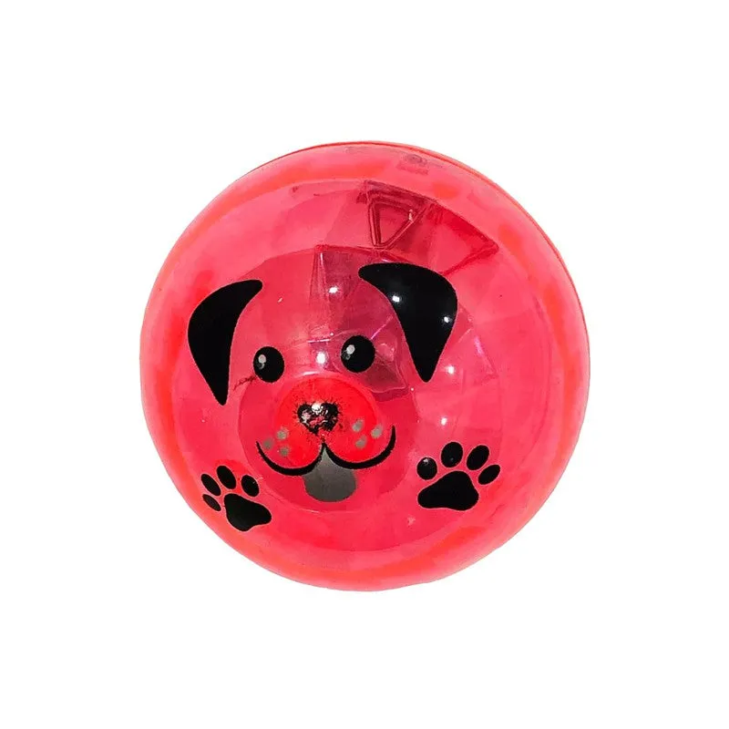 Flashing Led Light Ball - Glowing Bouncy Ball for Kids | Set of 4