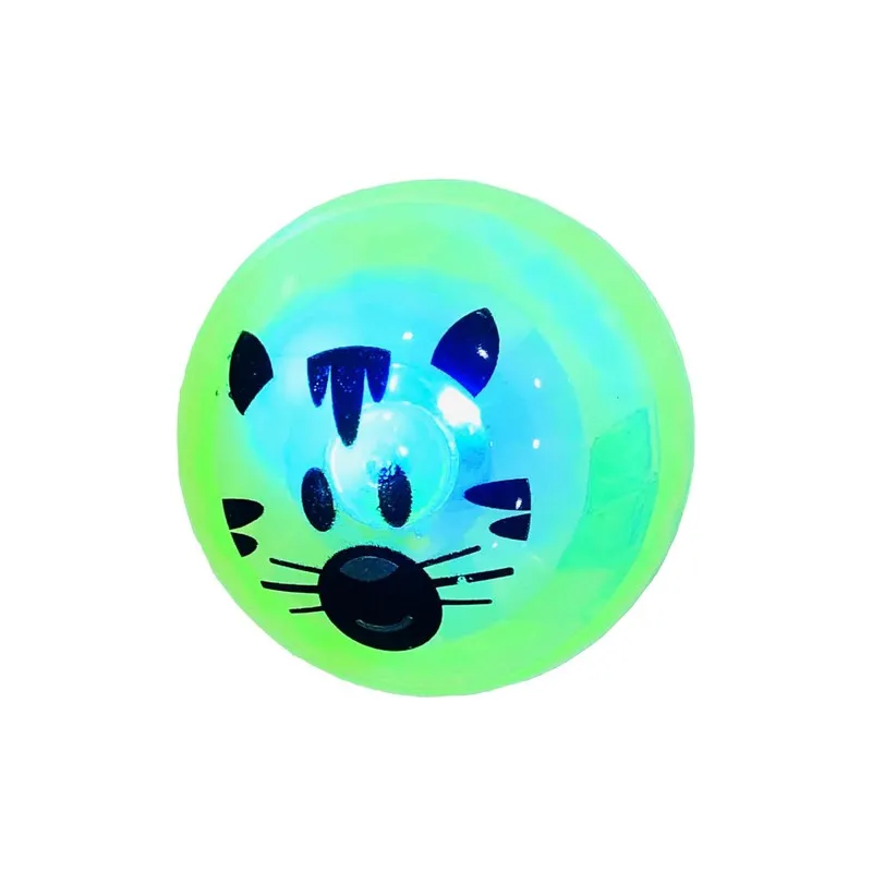 Flashing Led Light Ball - Glowing Bouncy Ball for Kids | Set of 4