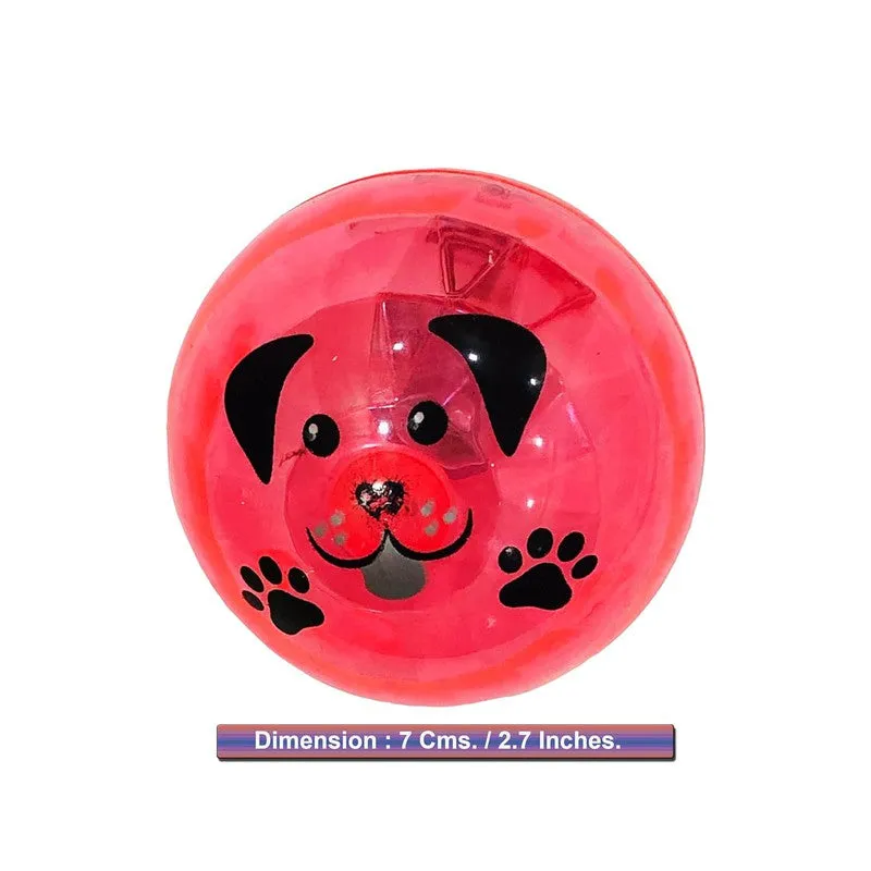 Flashing Led Light Ball - Glowing Bouncy Ball for Kids | Set of 4