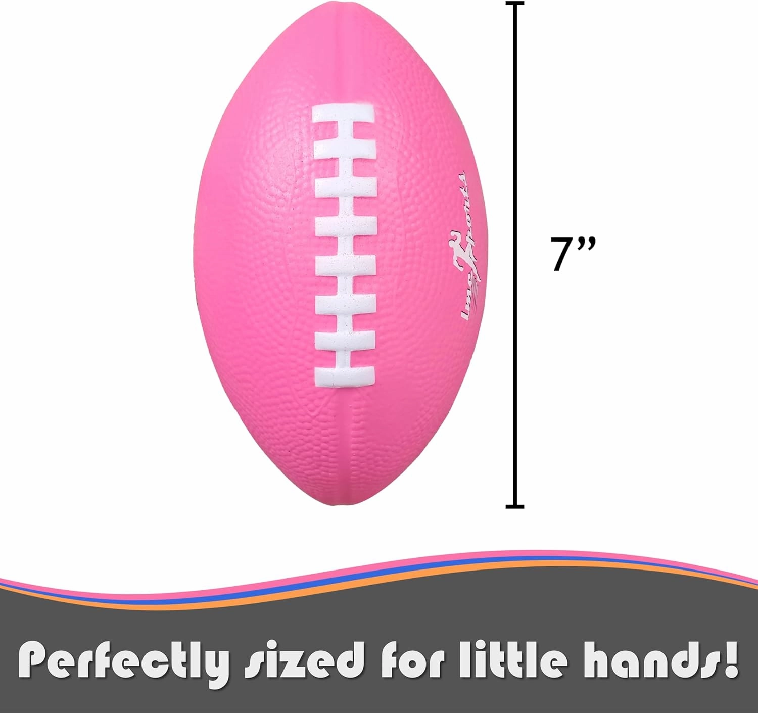 Foam Kids Football - 7.25' Small, Soft Football - Toddler Mini 3 Pack