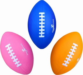 Foam Kids Football - 7.25' Small, Soft Football - Toddler Mini 3 Pack